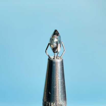 Smoky Quartz Faceted Oval-Cut Gemstone in Specimen Box