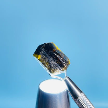 Dravite Tourmaline Raw Crystal Specimen