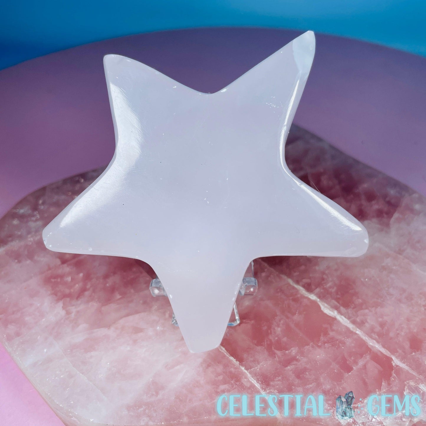 Mangano Calcite Star Medium Carving