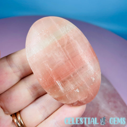 Rose Calcite Palmstone