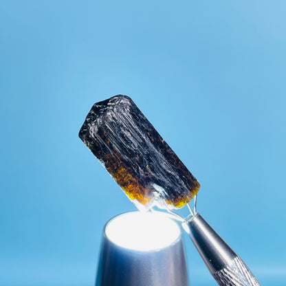 Dravite Tourmaline Raw Crystal Specimen