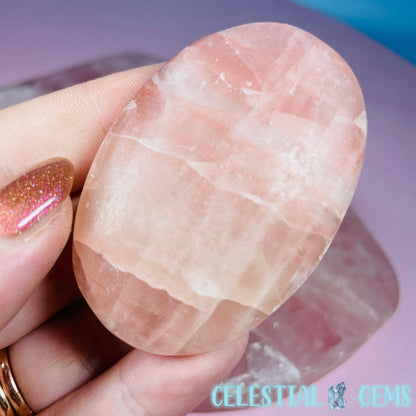 Rose Calcite Palmstone