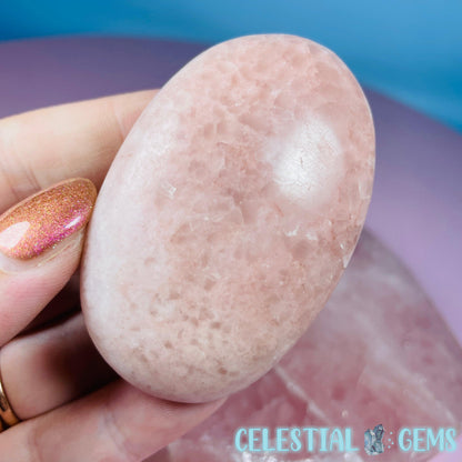 Rose Calcite Palmstone