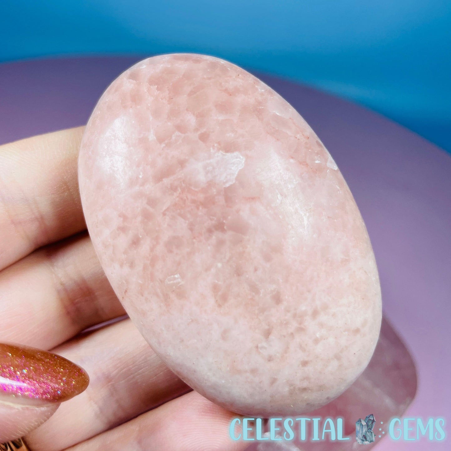 Rose Calcite Palmstone