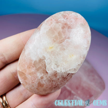 Rose Calcite Palmstone