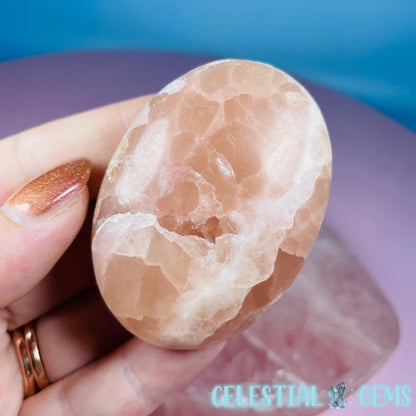 Rose Calcite Palmstone