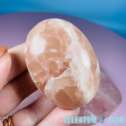 Rose Calcite Palmstone