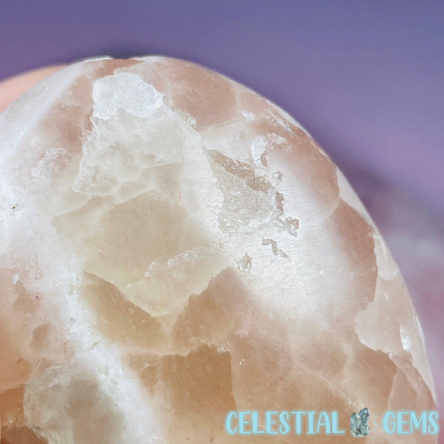 Rose Calcite Palmstone