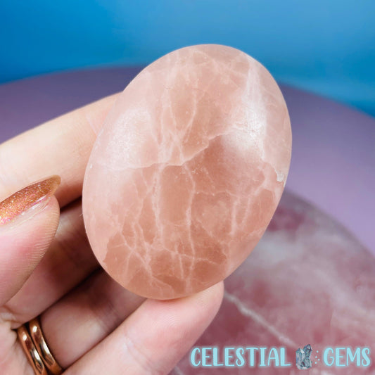 Rose Calcite Palmstone