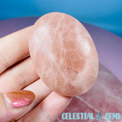 Rose Calcite Palmstone