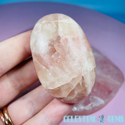 Rose Calcite Palmstone