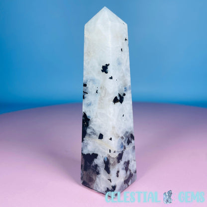 Rainbow Moonstone Medium Obelisk Tower