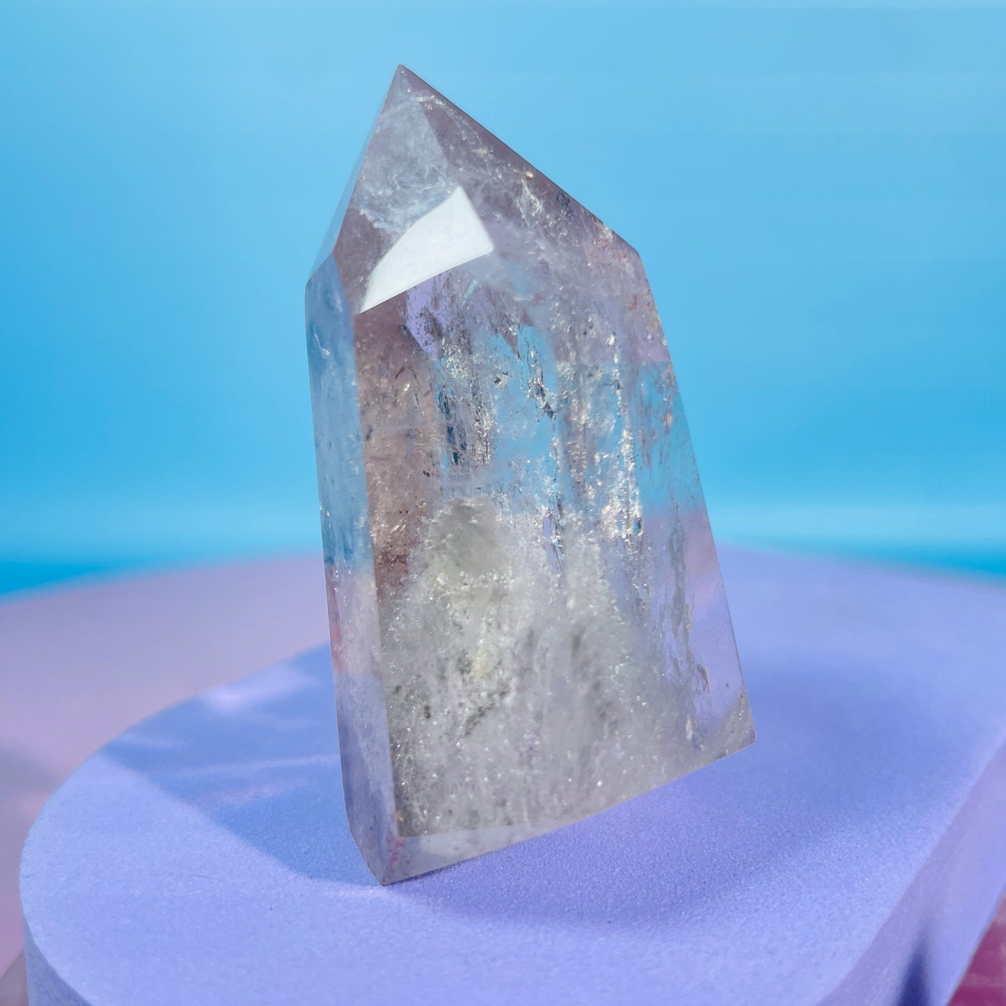 Garden Quartz (Lodolite) Small Tower