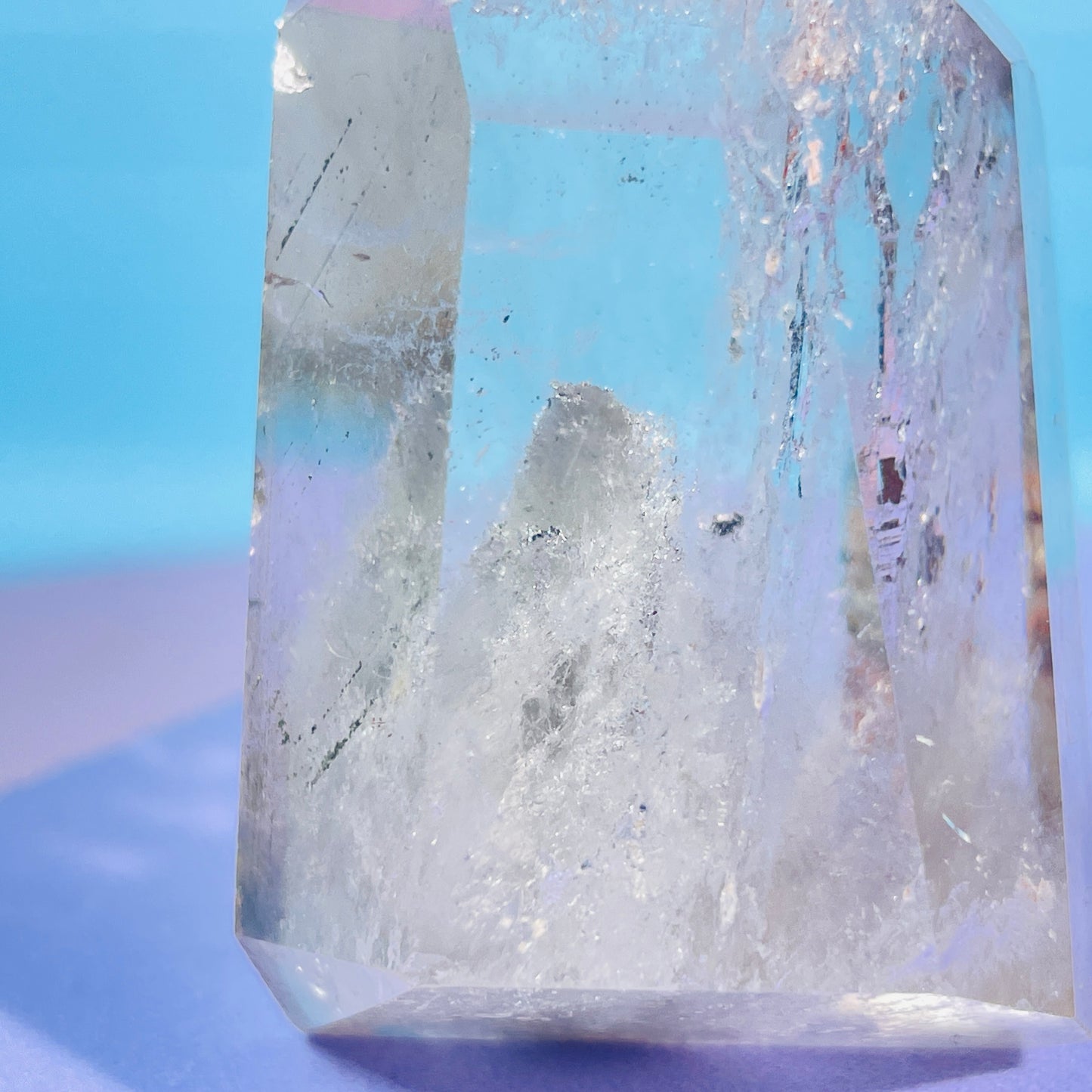 Garden Quartz (Lodolite) Small Tower