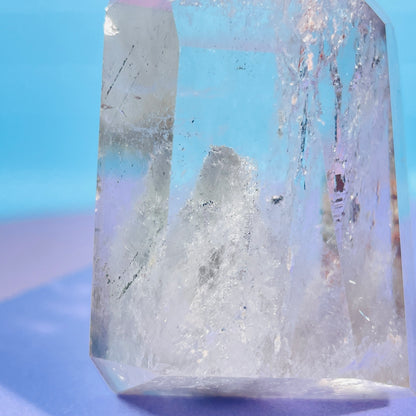 Garden Quartz (Lodolite) Small Tower