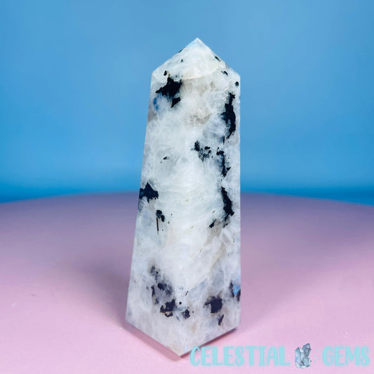 Rainbow Moonstone Small Obelisk Tower