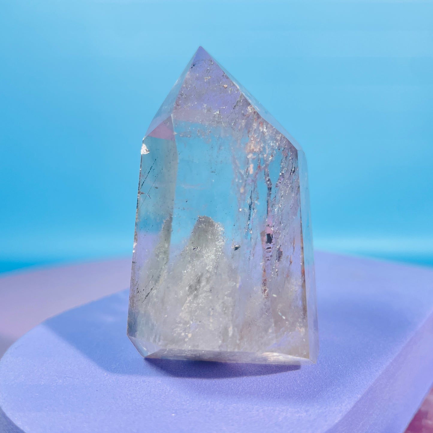 Garden Quartz (Lodolite) Small Tower
