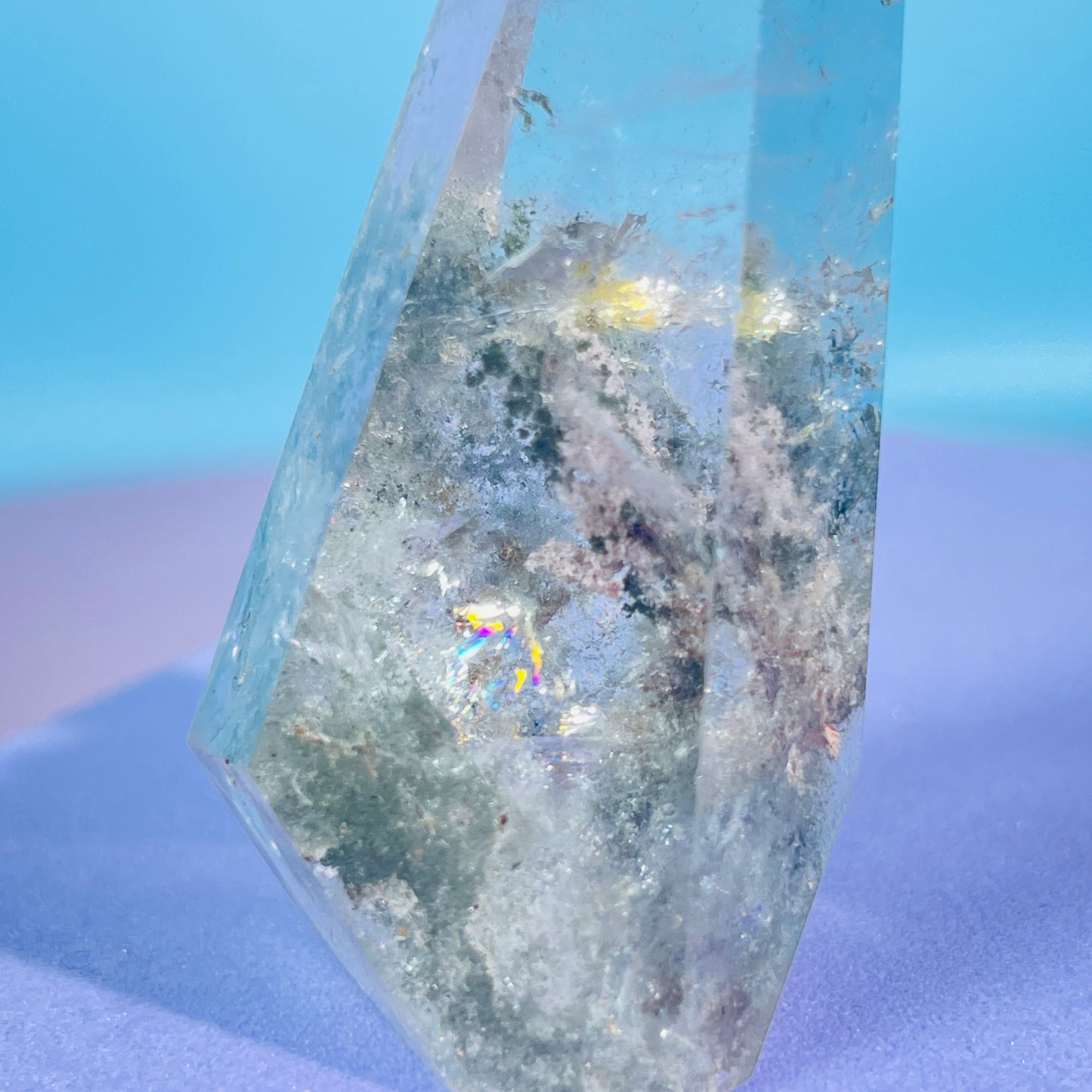 Garden Quartz (Lodolite) Small Tower