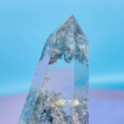 Garden Quartz (Lodolite) Small Tower