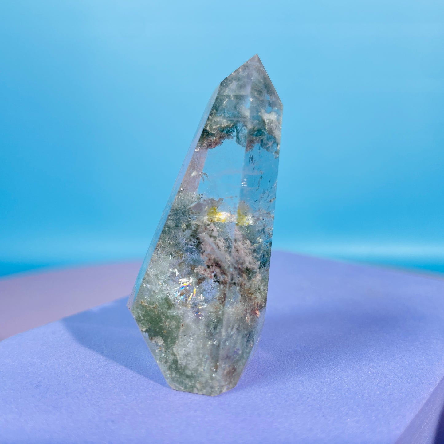 Garden Quartz (Lodolite) Small Tower