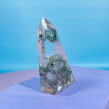 Garden Quartz (Lodolite) Small Tower