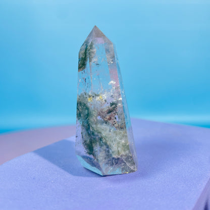 Garden Quartz (Lodolite) Small Tower