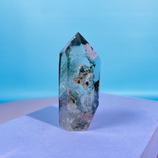 Garden Quartz (Lodolite) Small Tower