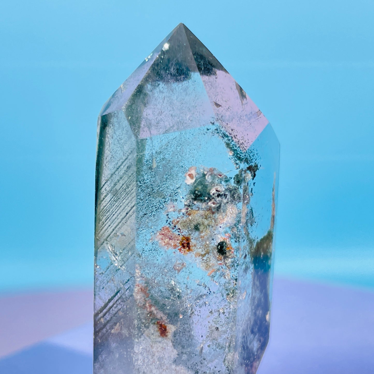 Garden Quartz (Lodolite) Small Tower