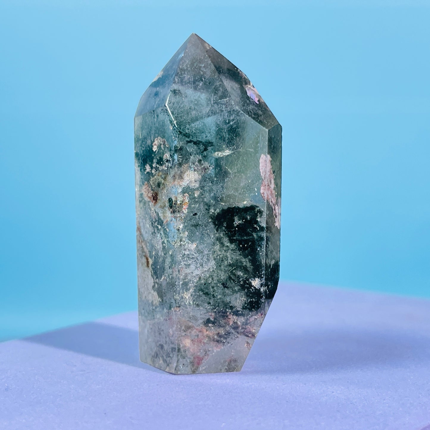 Garden Quartz (Lodolite) Small Tower