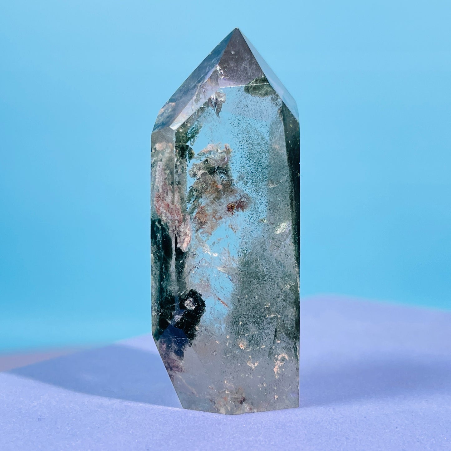 Garden Quartz (Lodolite) Small Tower