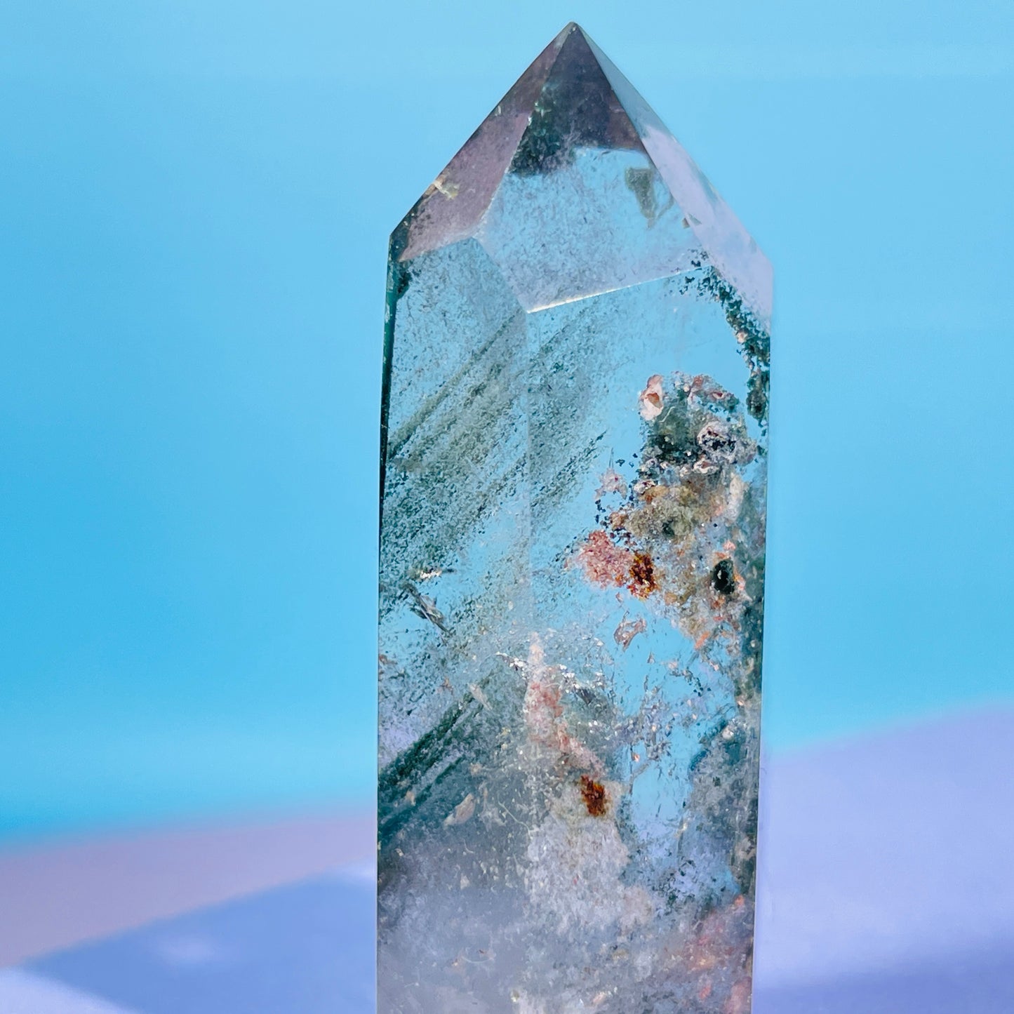 Garden Quartz (Lodolite) Small Tower