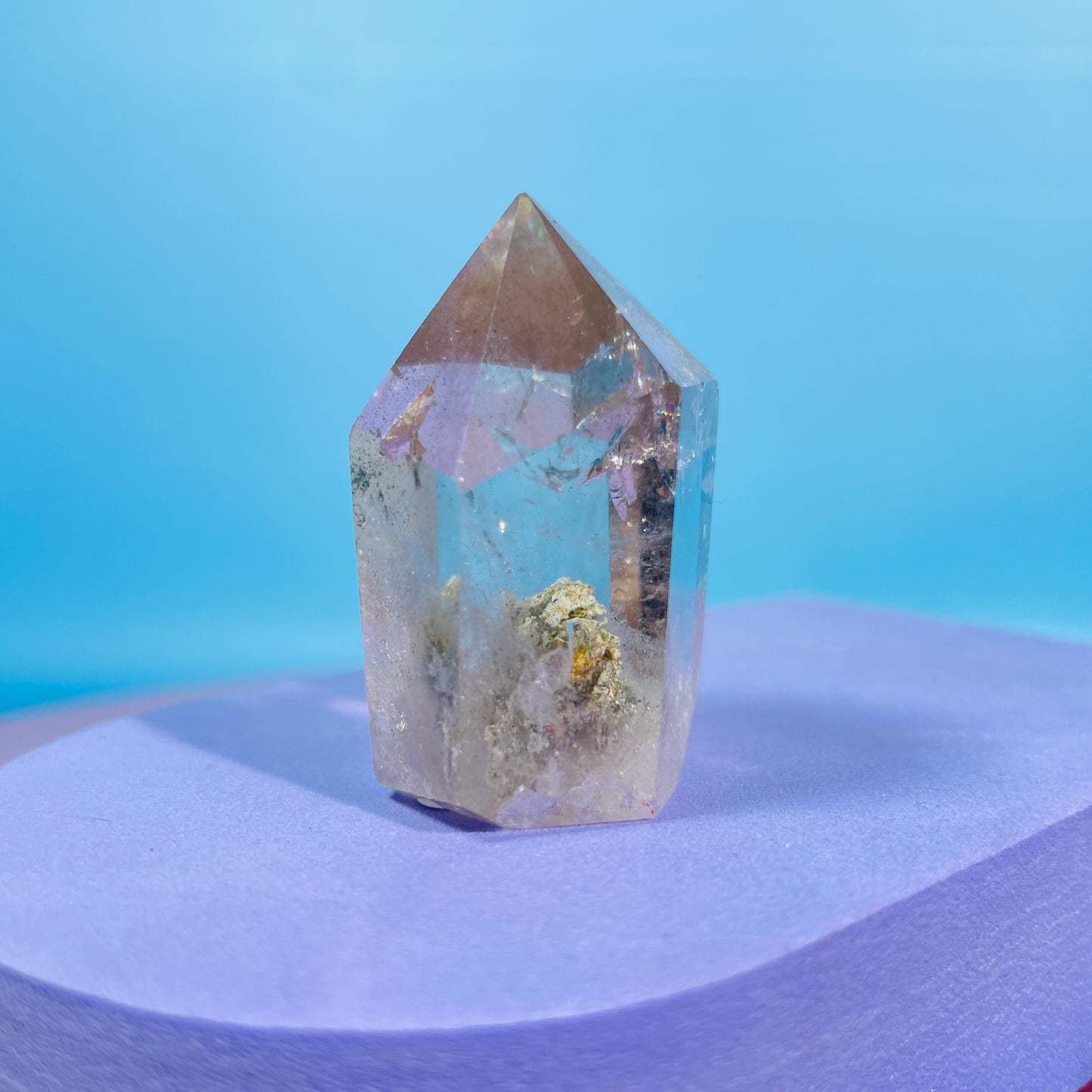 Garden Quartz (Lodolite) Small Tower