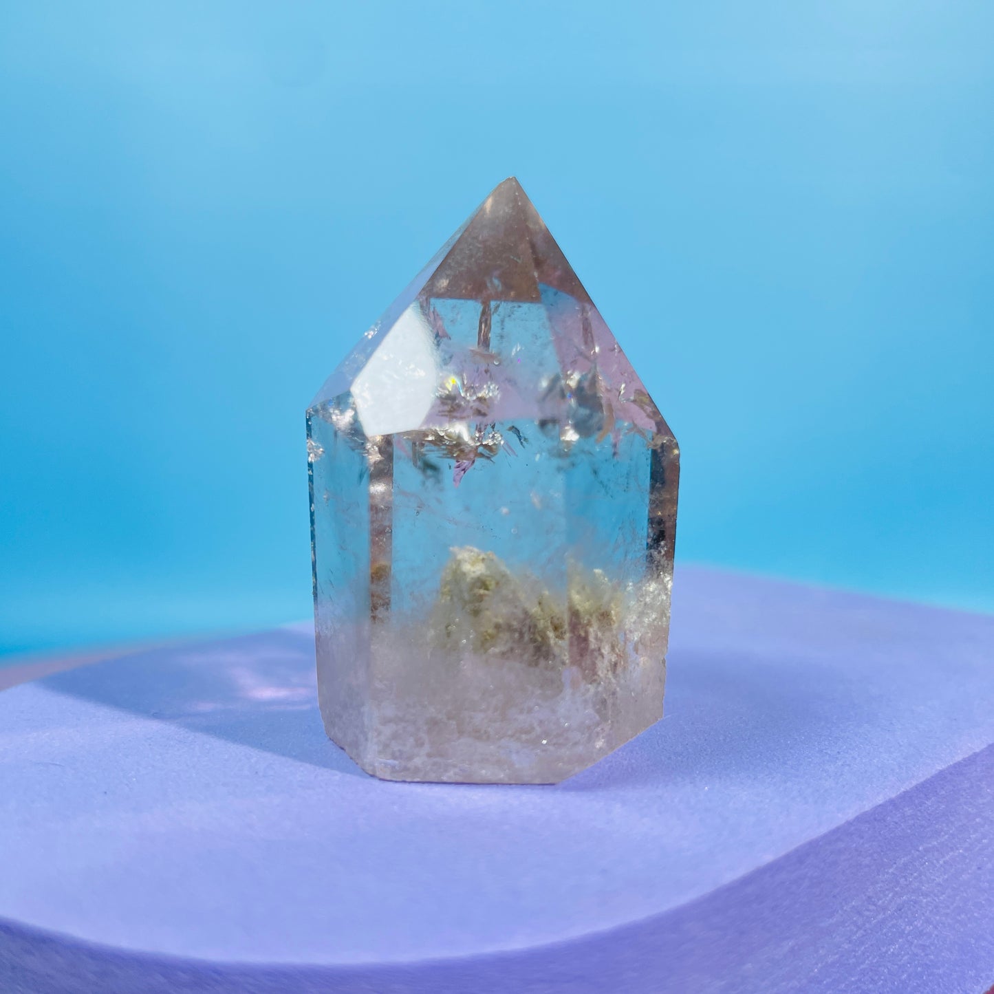 Garden Quartz (Lodolite) Small Tower