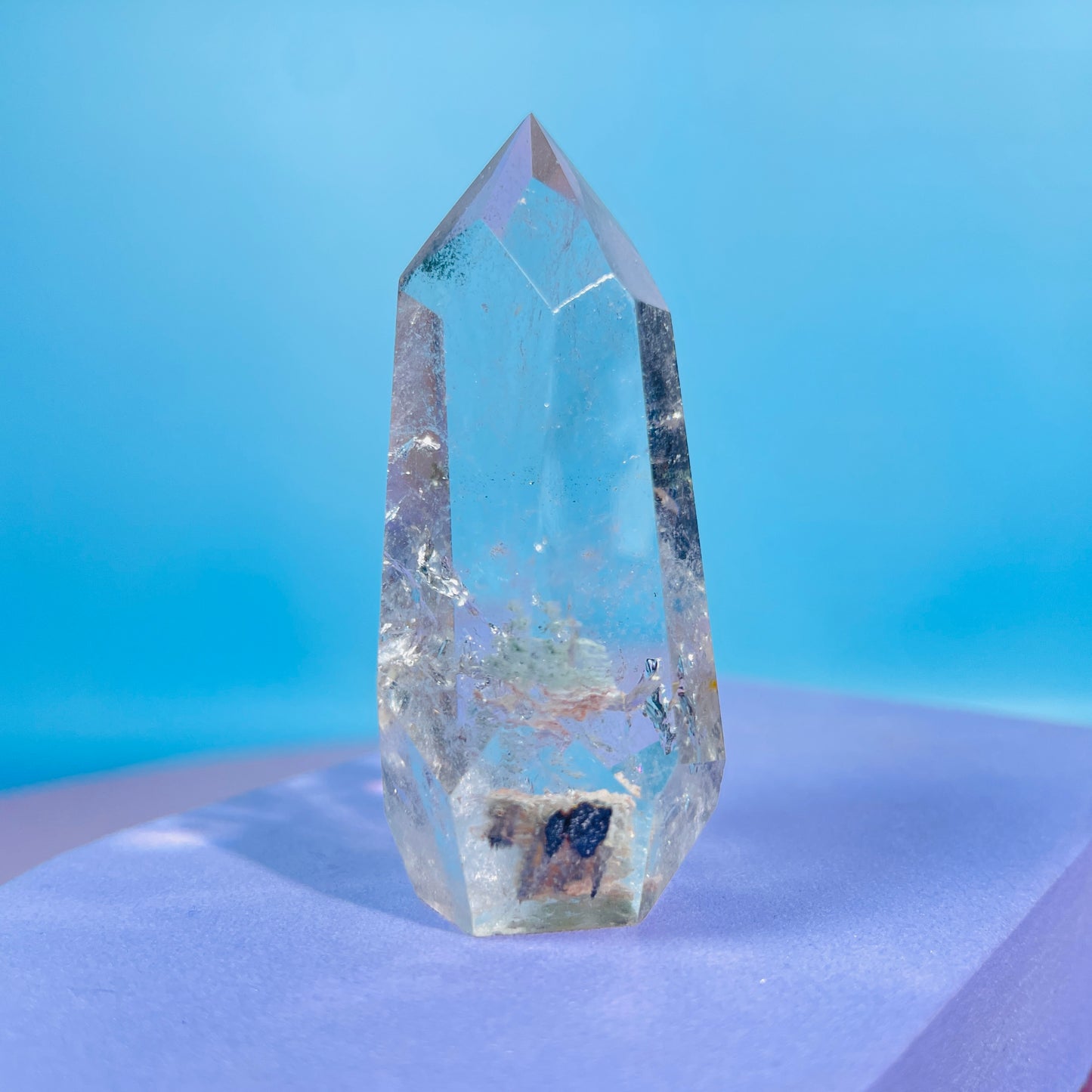 Garden Quartz (Lodolite) Small Tower