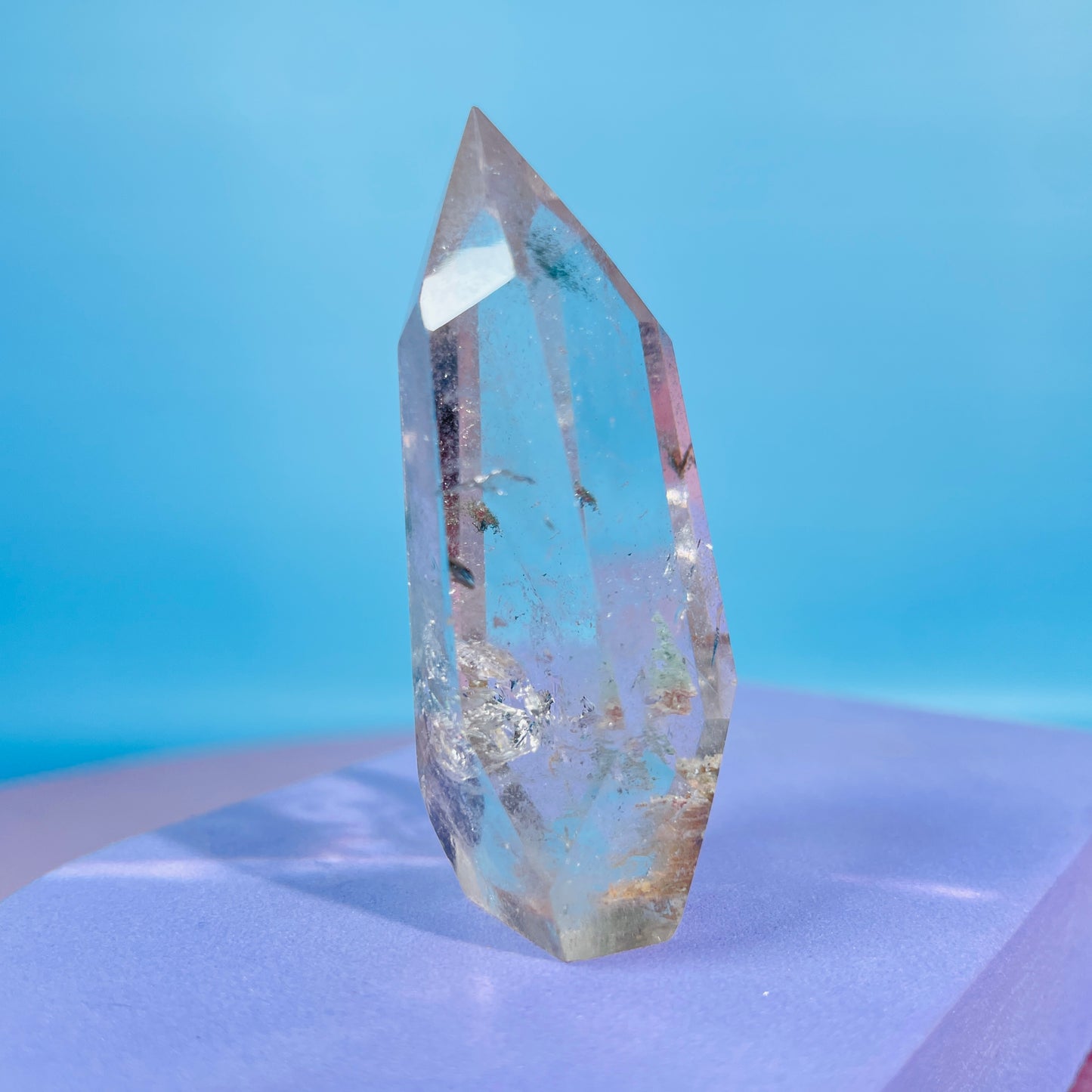 Garden Quartz (Lodolite) Small Tower