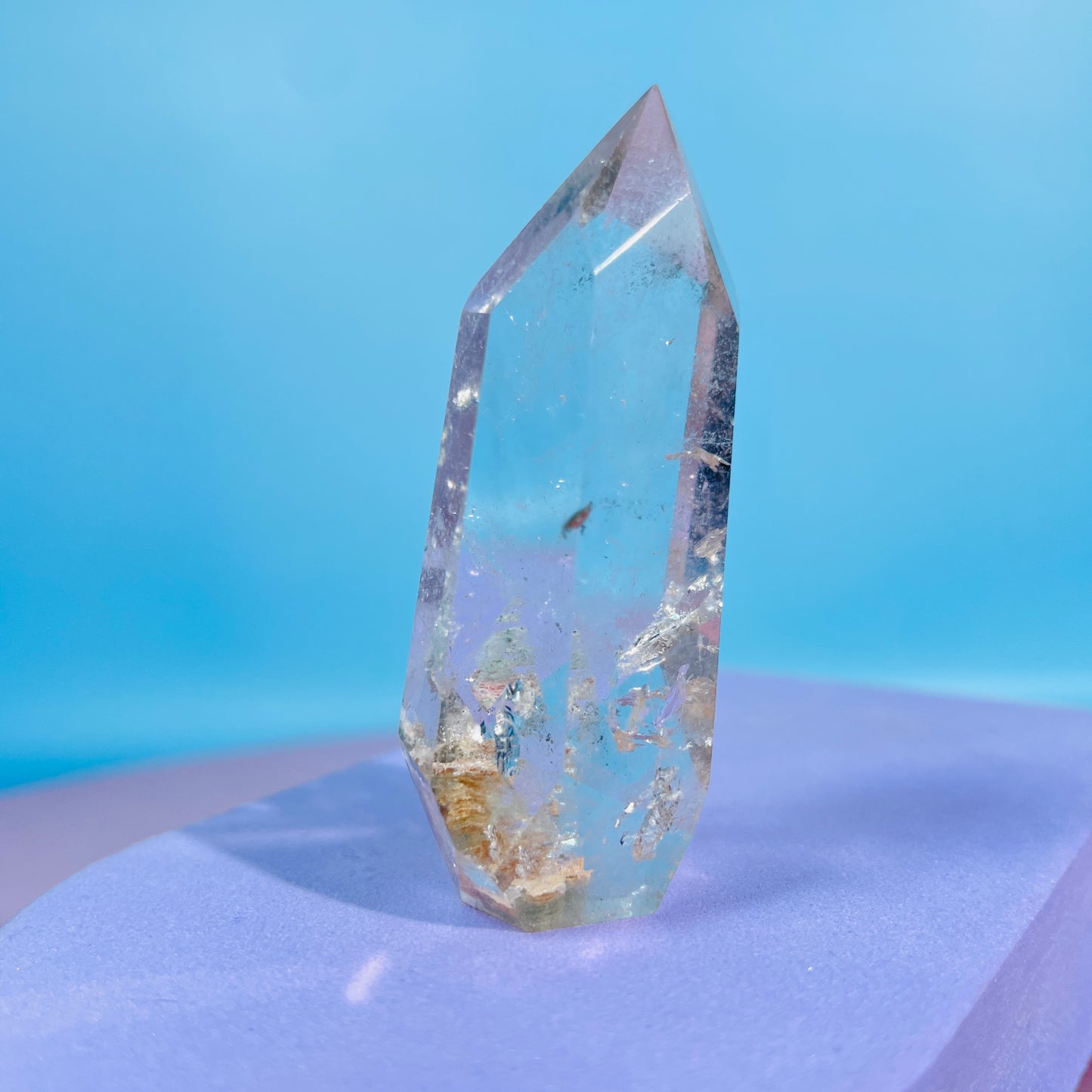 Garden Quartz (Lodolite) Small Tower