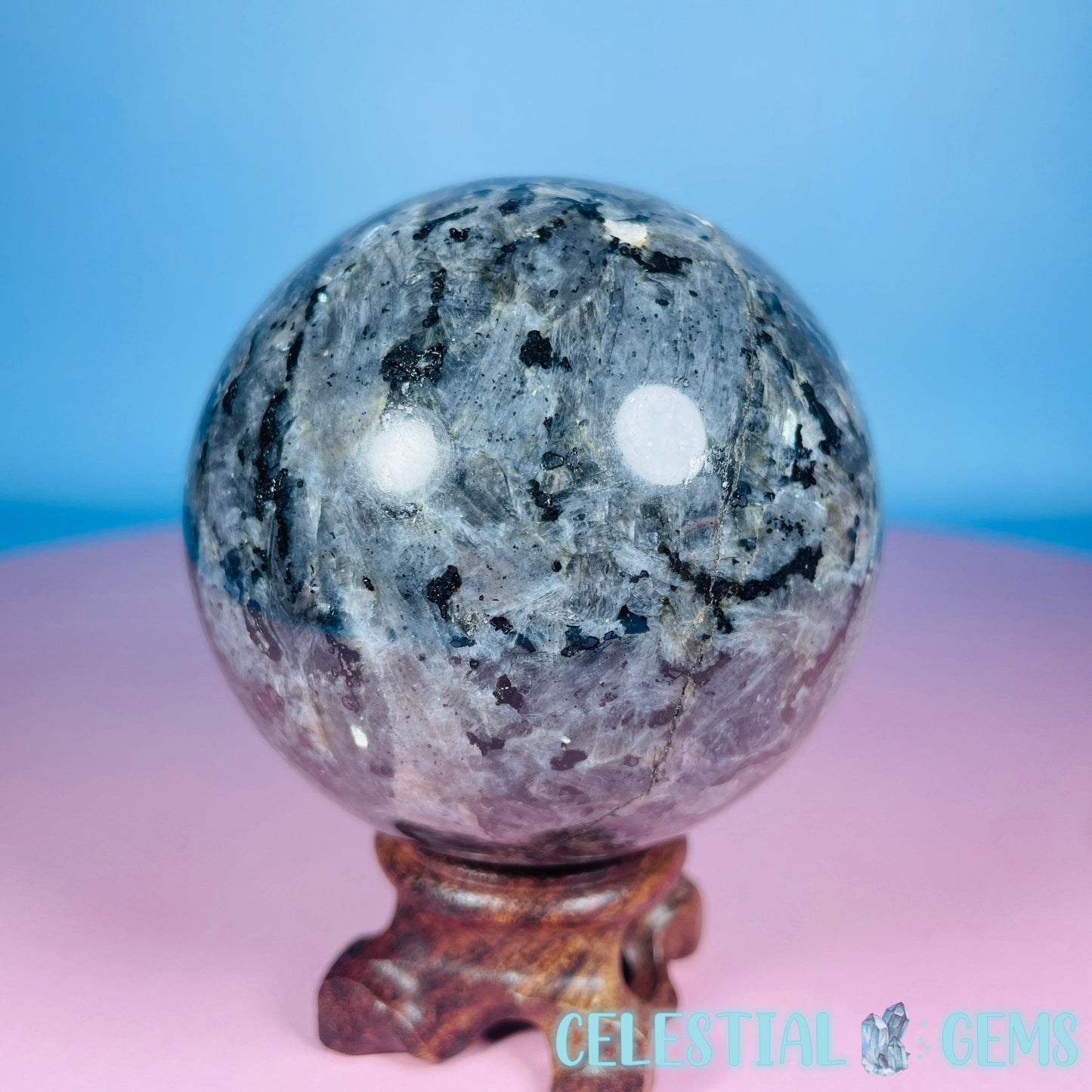 Larvikite Large Sphere