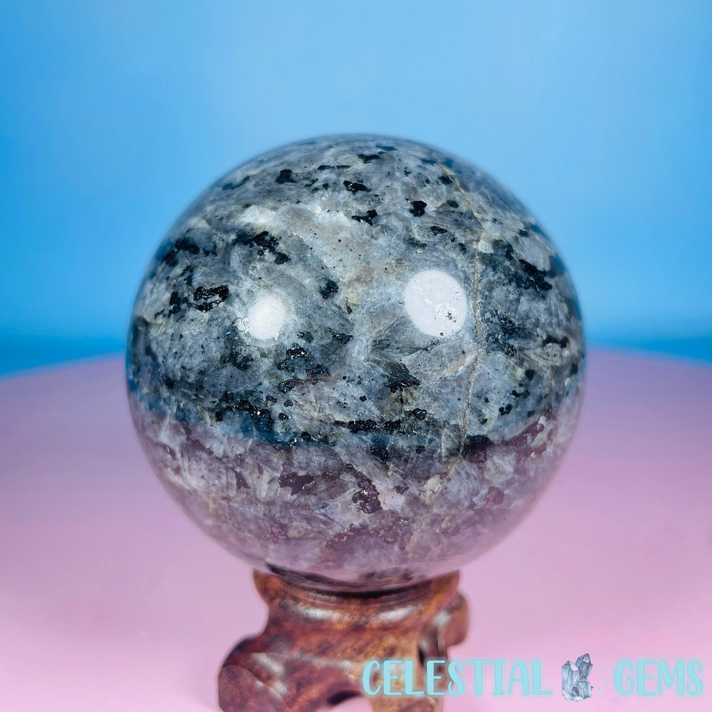 Larvikite Large Sphere