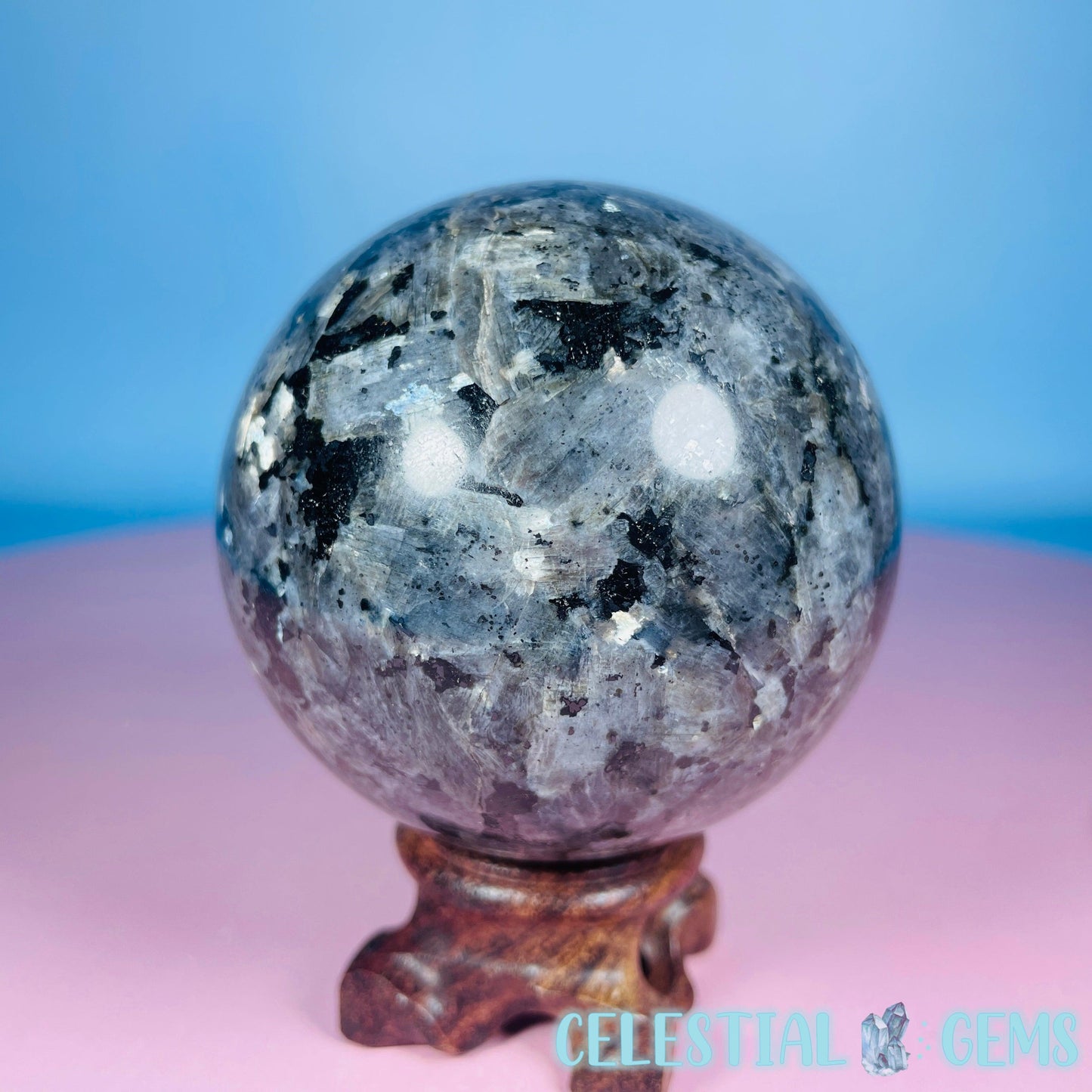 Larvikite Large Sphere