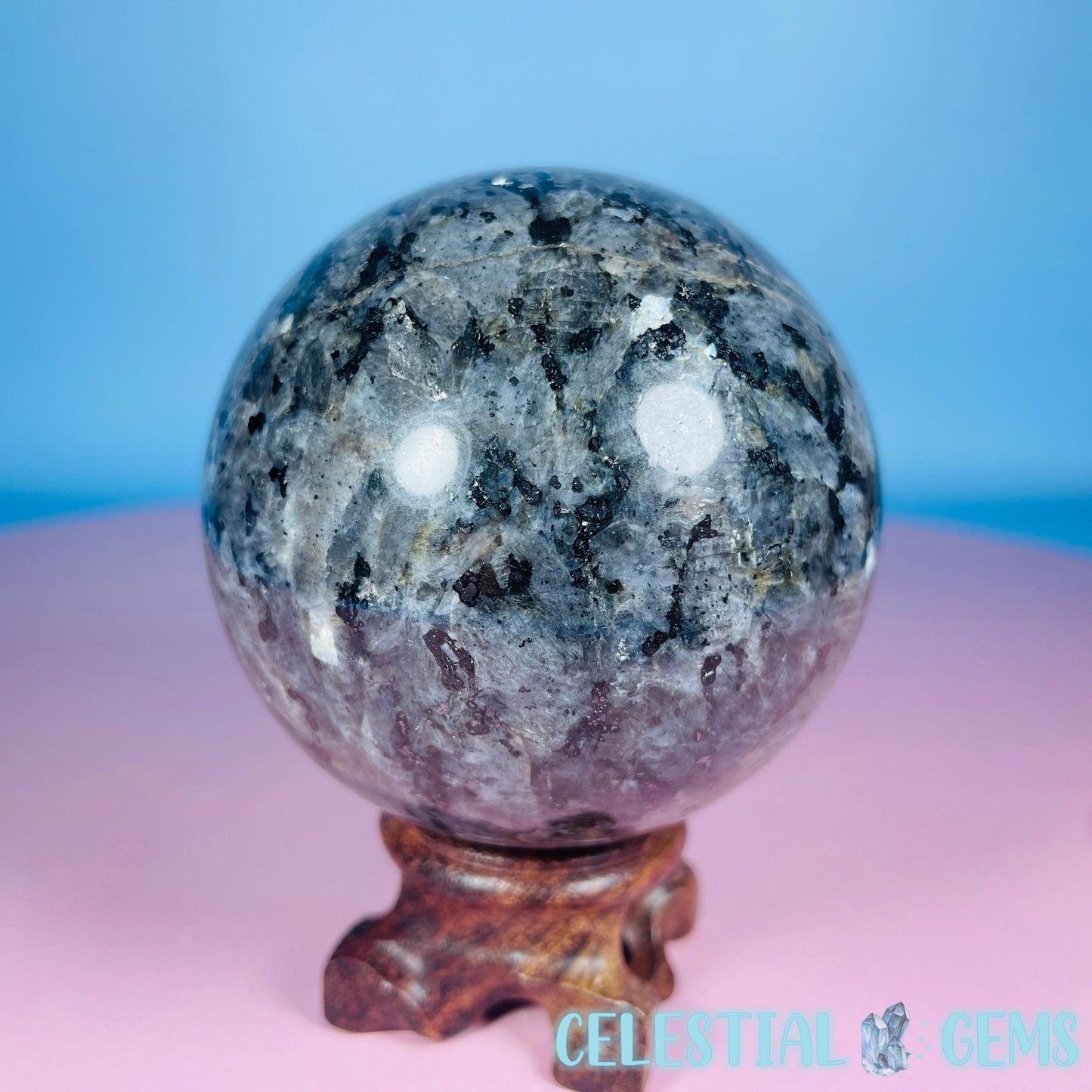 Larvikite Large Sphere