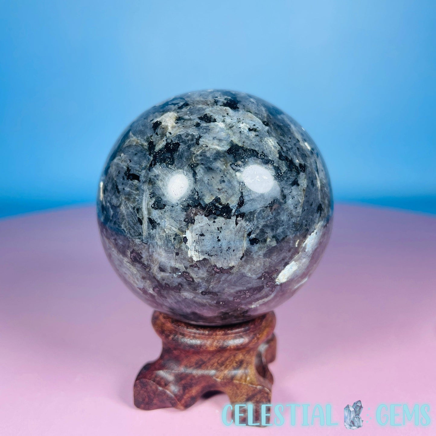 Larvikite Medium Sphere