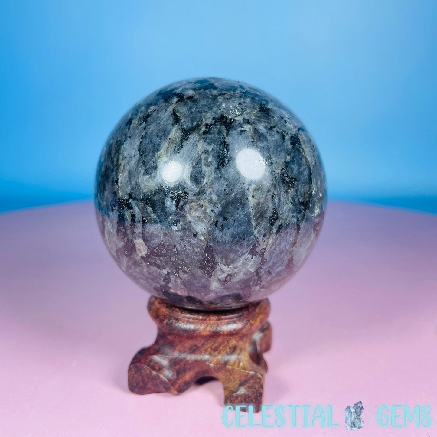 Larvikite Medium Sphere