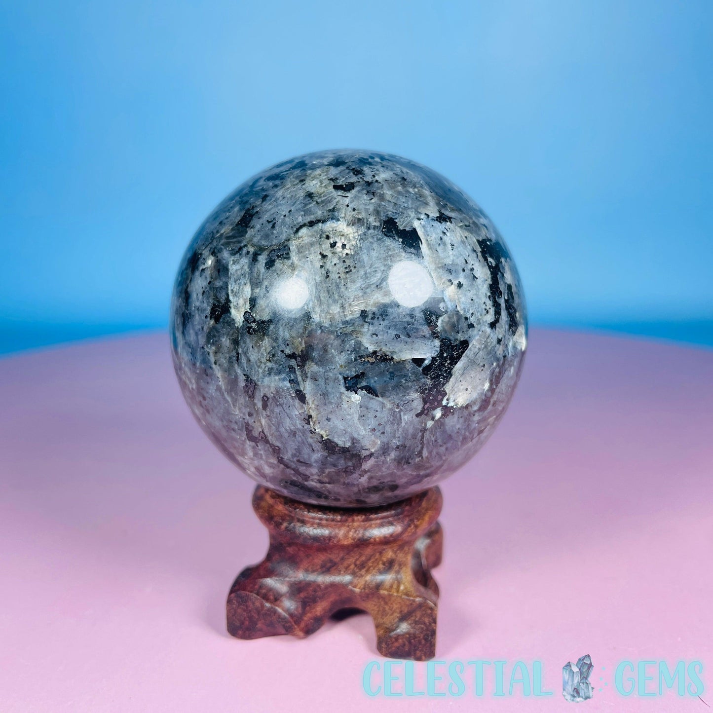 Larvikite Medium Sphere