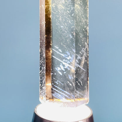 Dumortierite 'Blue Needle' in Citrine Small Tower