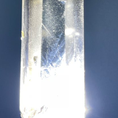 Dumortierite 'Blue Needle' in Citrine Small Tower