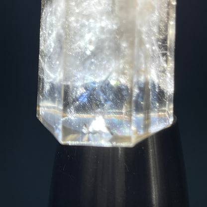 Dumortierite 'Blue Needle' in Citrine Small Tower