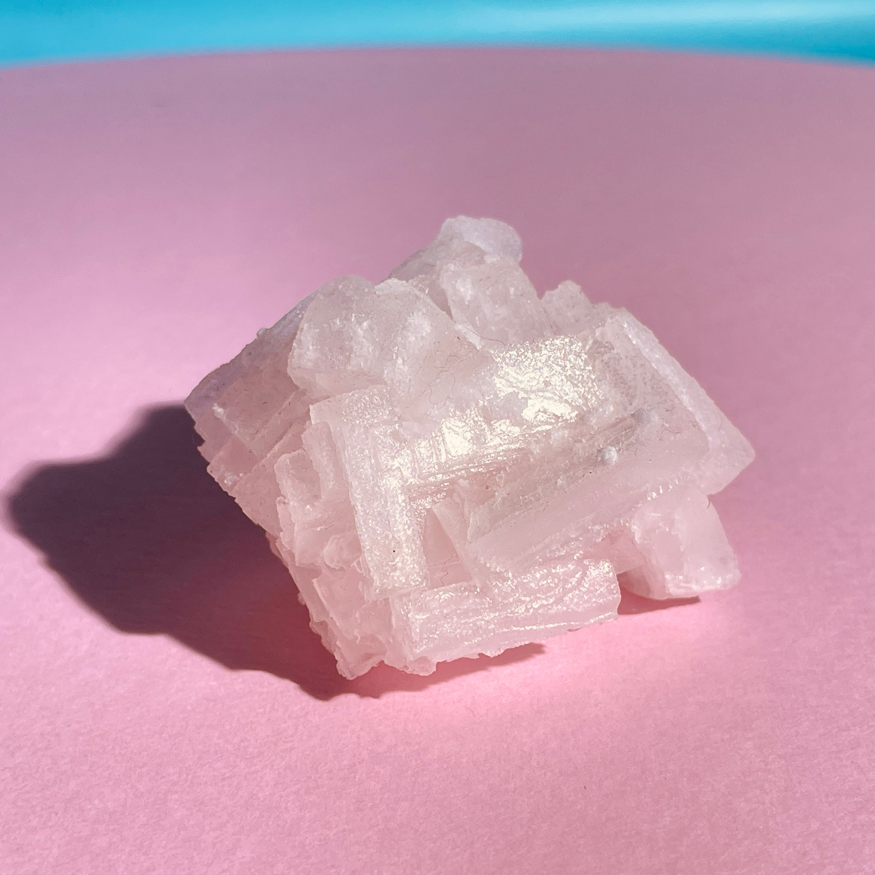 Rare Pink Halite Small Specimen – Celestial Gems NZ