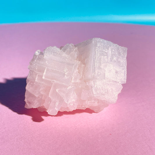 Rare Pink Halite Small Specimen