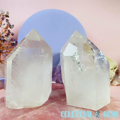 Clear Quartz Chunky Natural Medium Tower