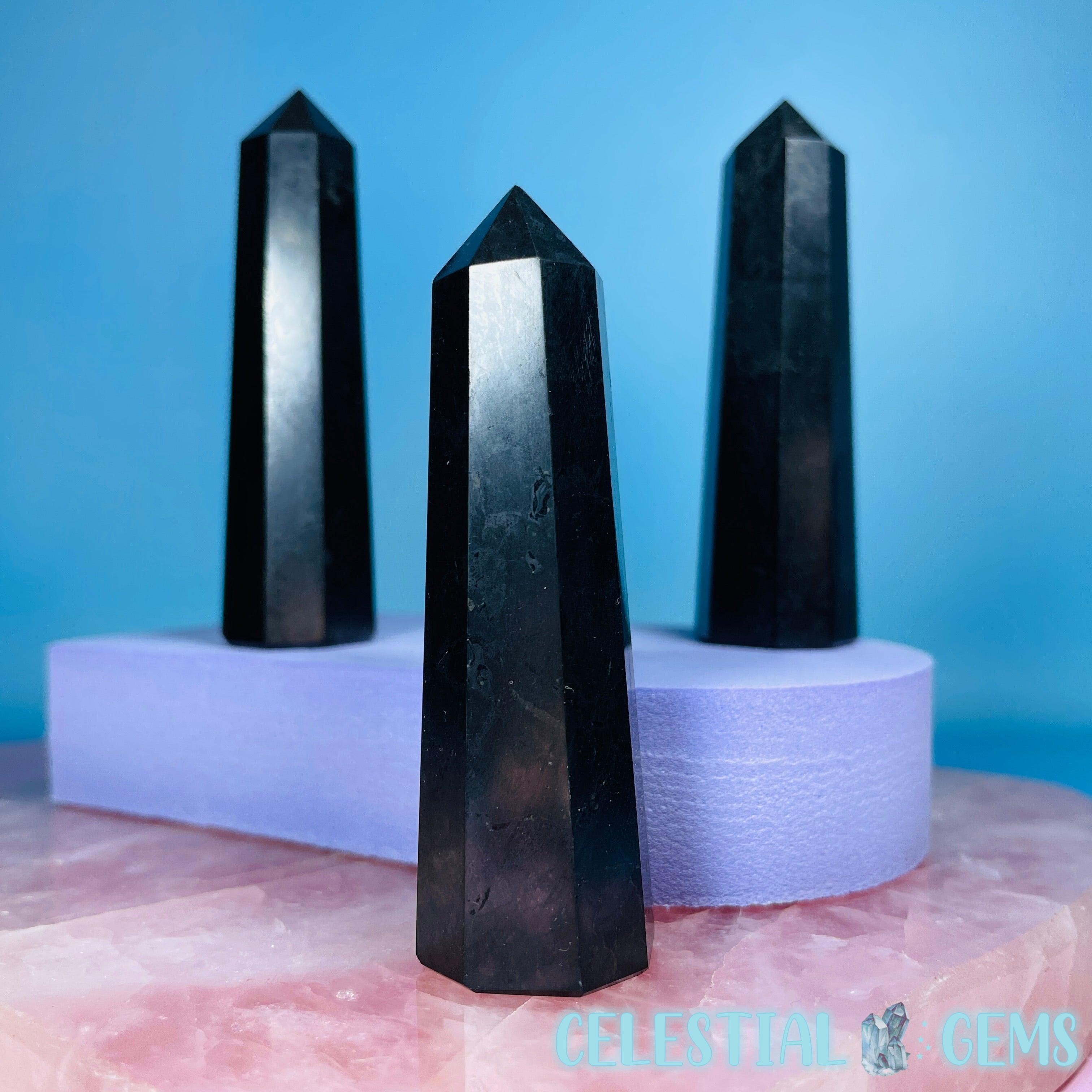 Shungite Small Tower – Celestial Gems NZ